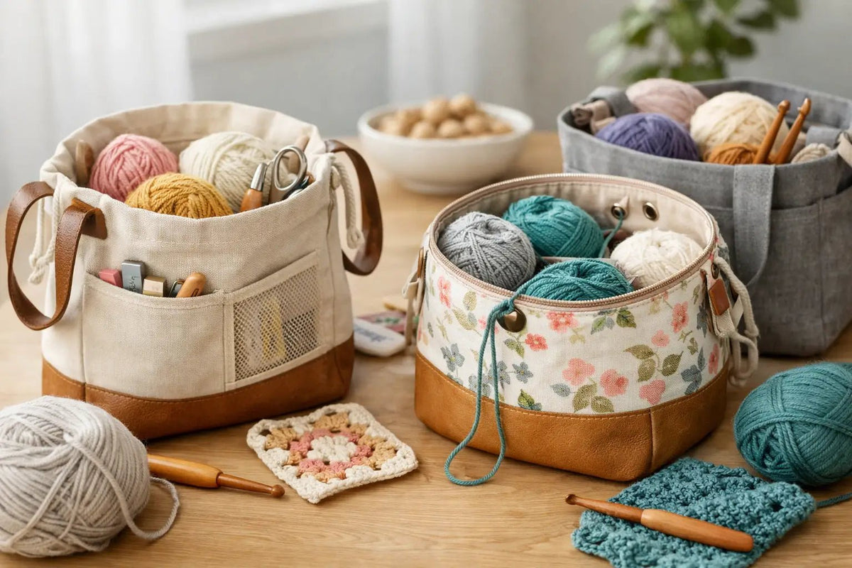 Crochet Project Bags That Make Crafting Easier - CRAFTISS
