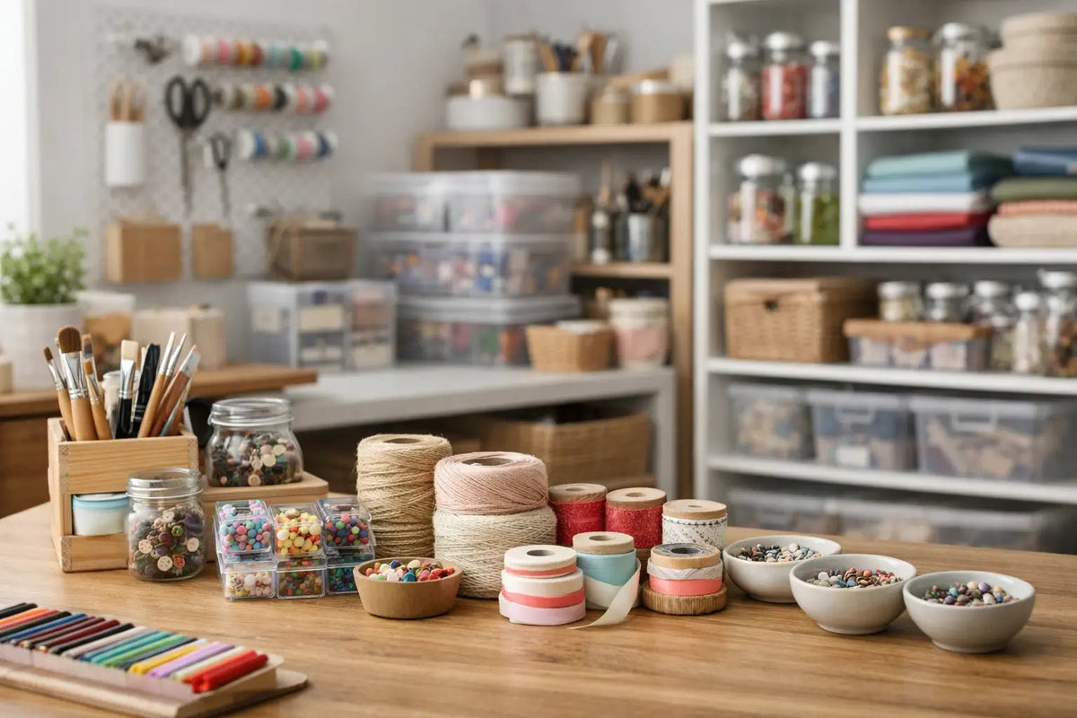 Guide to Organizing Craft Supplies at Home - CRAFTISS