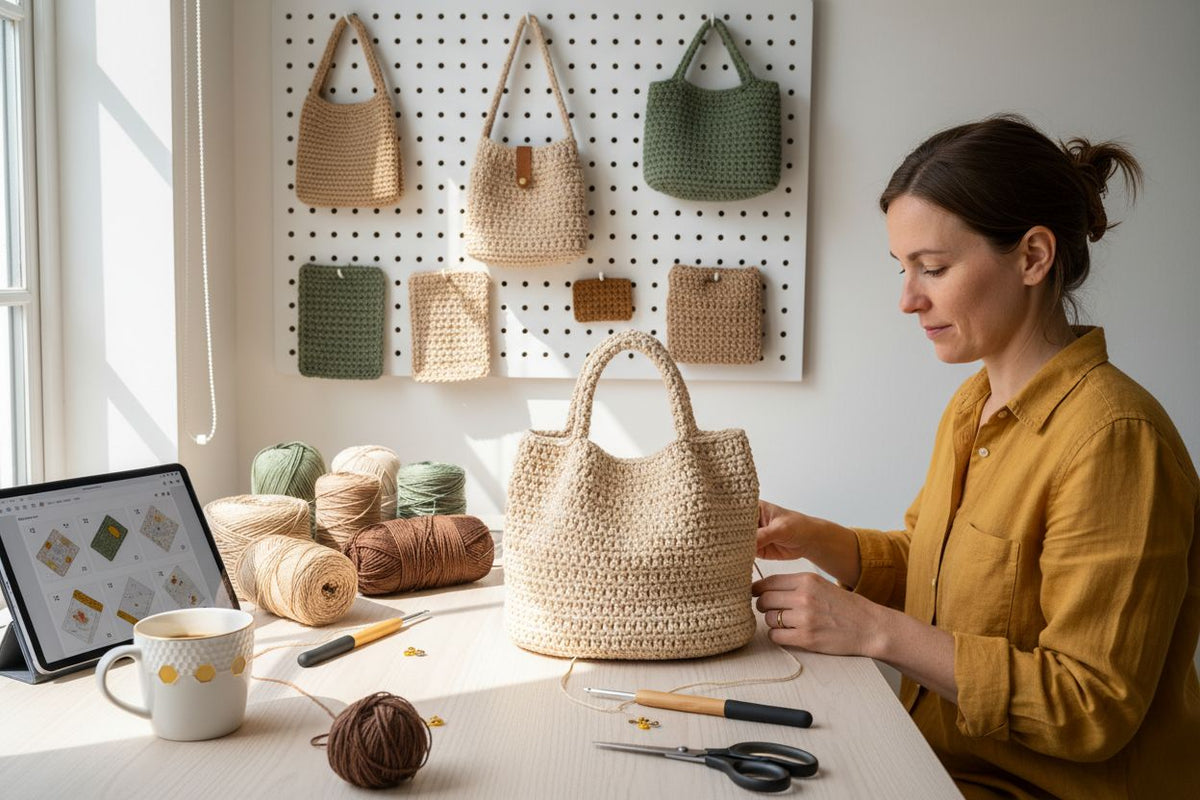 Crochet Bag Making Workflow: Step-by-Step Project Guide - CRAFTISS