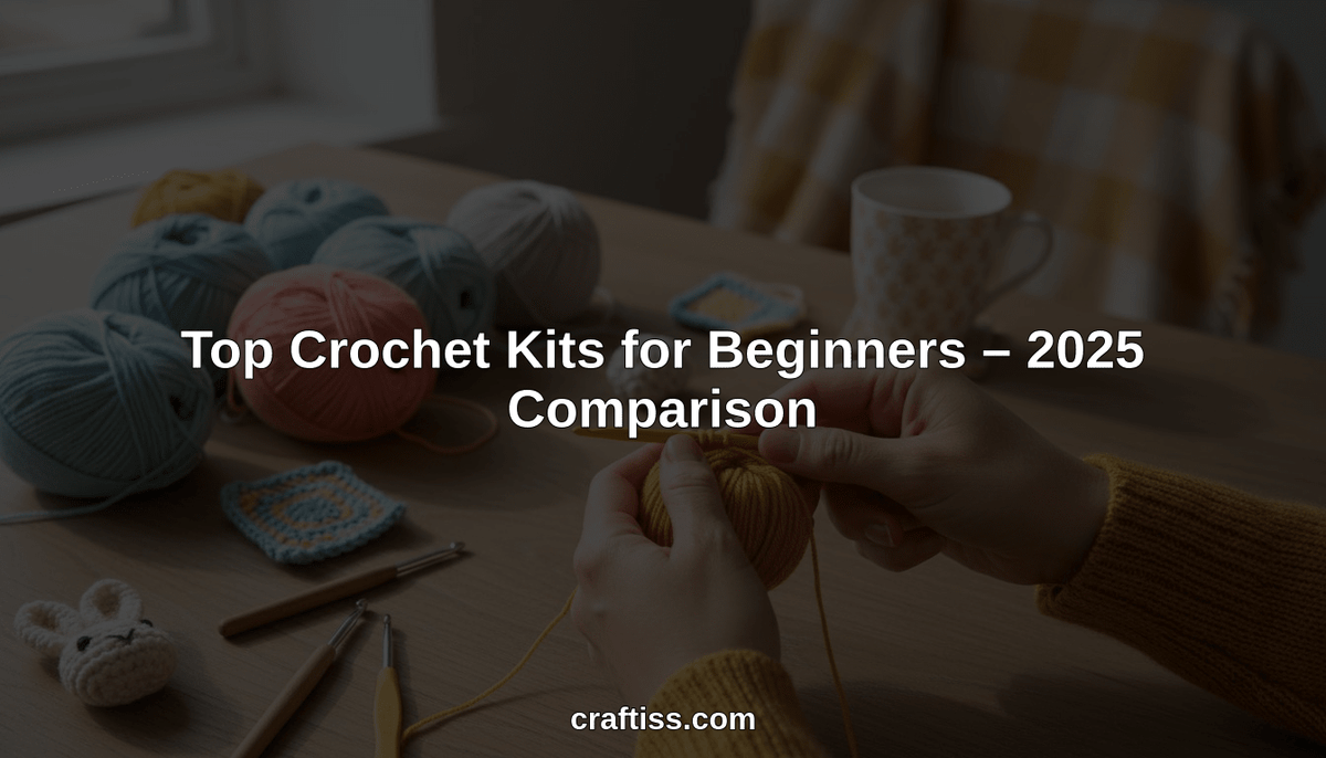 Top Crochet Kits for Beginners – 2025 Comparison - CRAFTISS