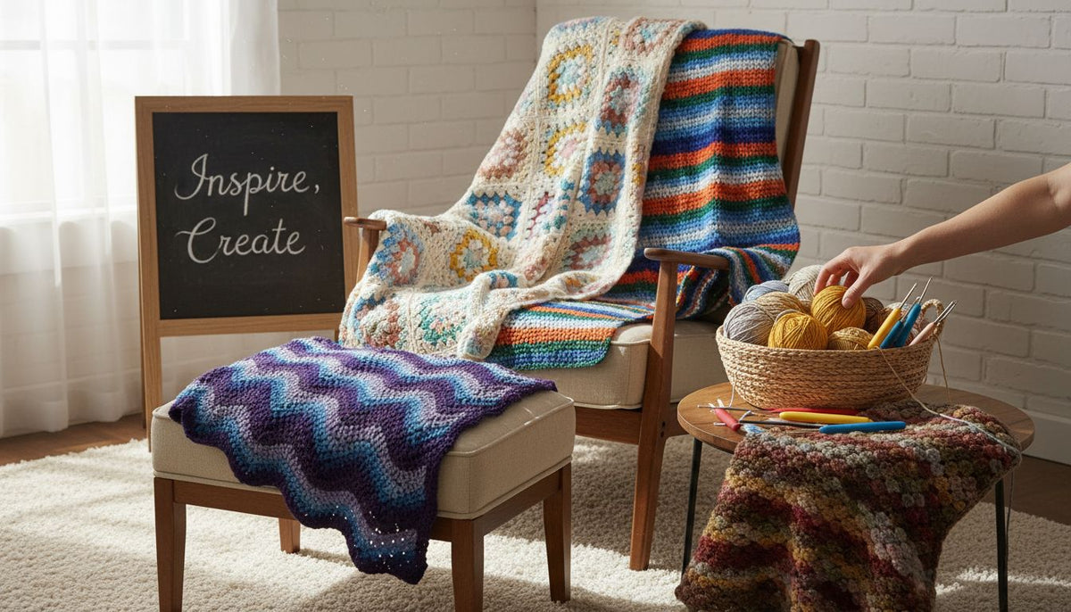 7 Inspiring Crochet Blanket Ideas for Every Skill Level - CRAFTISS