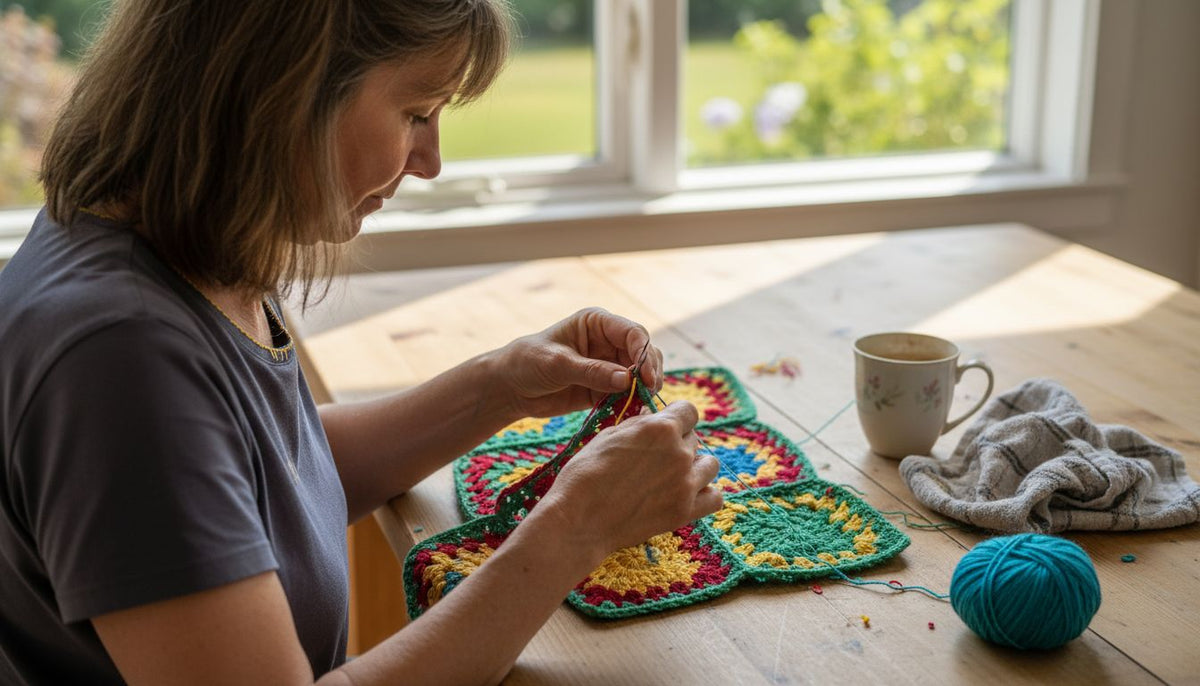 How to Join Crochet Pieces for a Seamless Finish - CRAFTISS