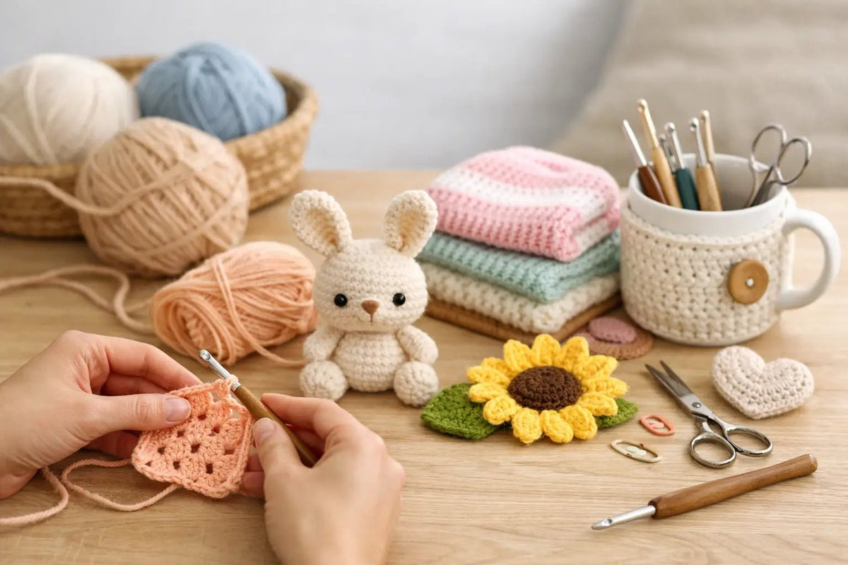 12 Best Crochet Projects for Beginners - CRAFTISS