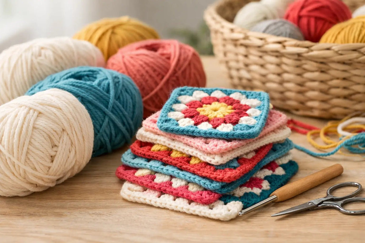 Best Yarn for Granny Squares That Last - CRAFTISS