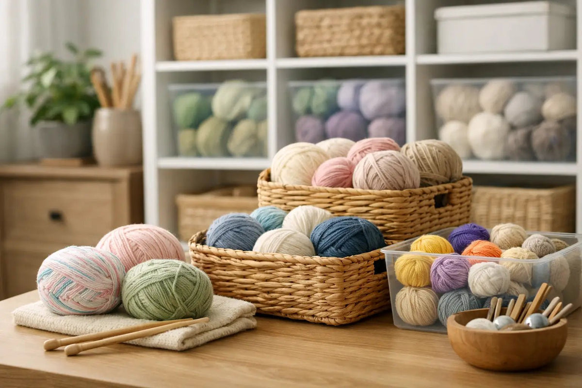 How to Organize Yarn Stash Without Stress - CRAFTISS