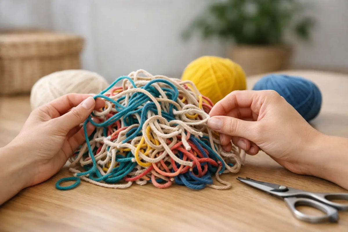 How to Untangle Yarn Fast Without Cutting It - CRAFTISS