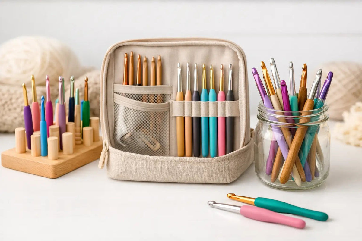 How to Store Crochet Hooks the Easy Way - CRAFTISS