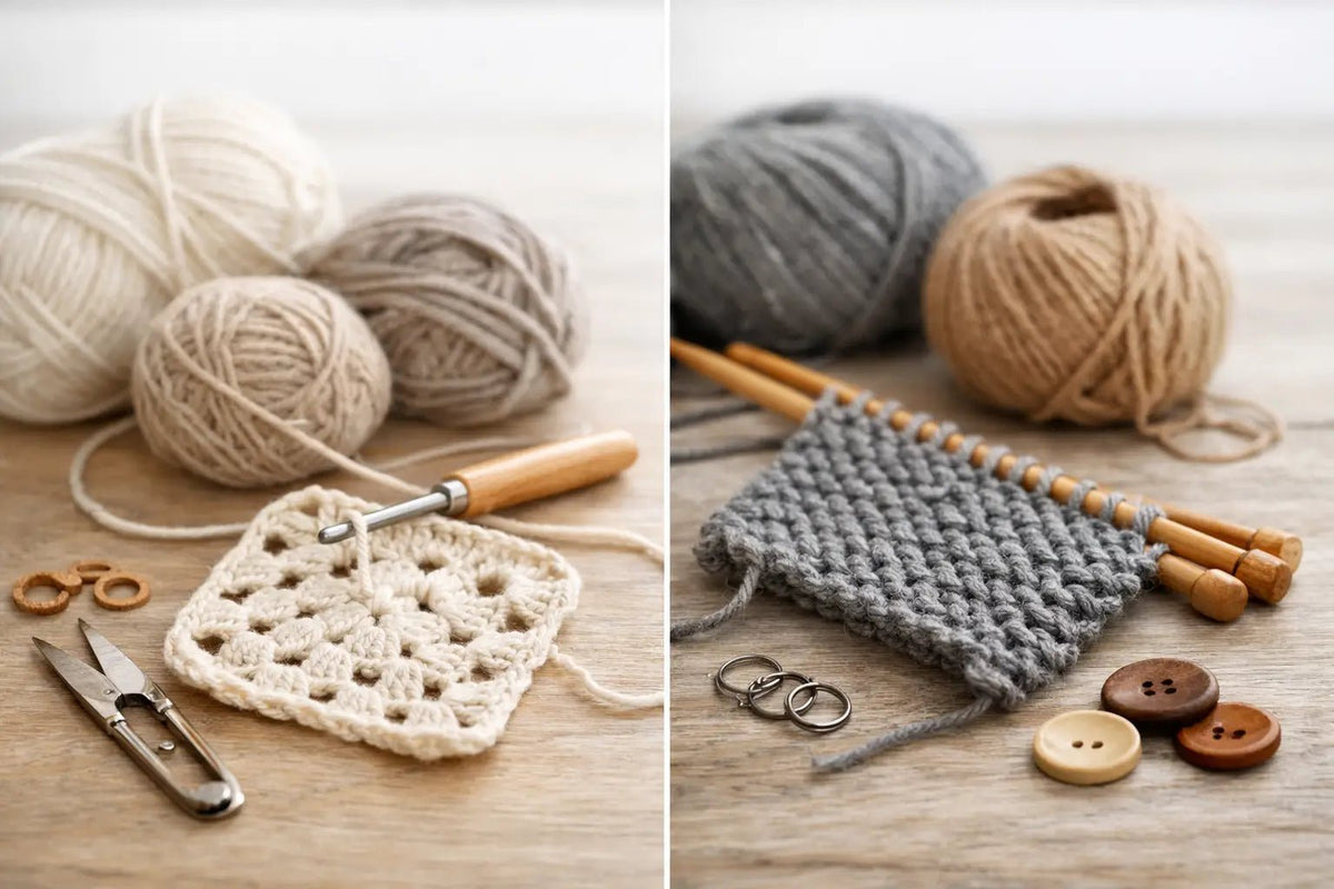 Crochet vs Knitting Beginners Should Try - CRAFTISS