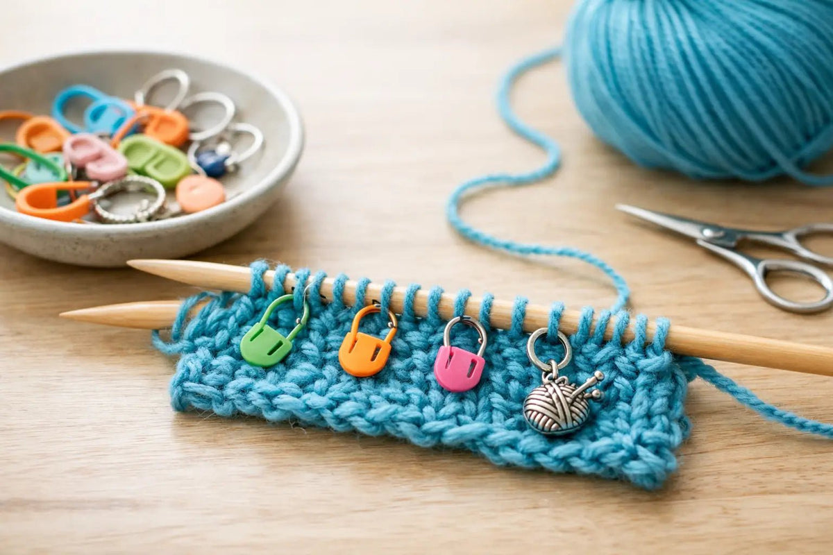How to Use Stitch Markers the Easy Way - CRAFTISS