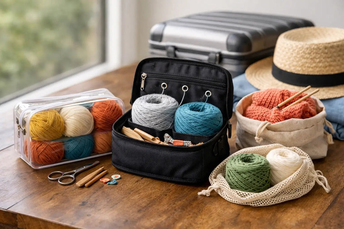 How to Pack Yarn for Travel Without Tangles - CRAFTISS