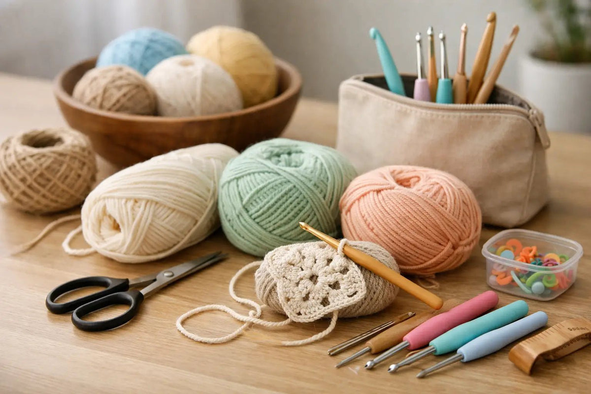 Beginner Crochet Supplies Guide for Easy Starts - CRAFTISS