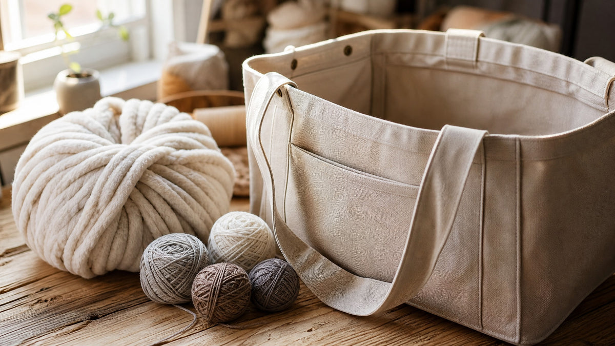 How to Choose a Yarn Tote Bag for Your Projects - CRAFTISS