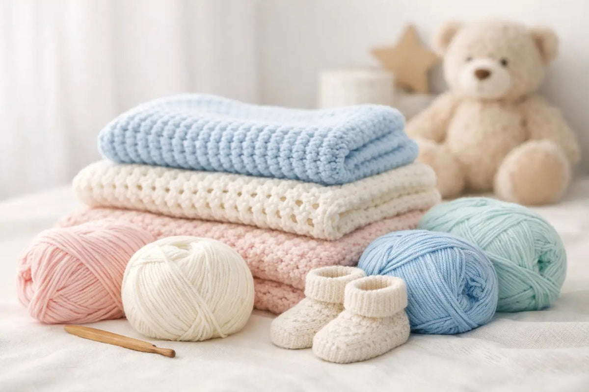Best Yarn for Baby Blankets: What to Choose - CRAFTISS