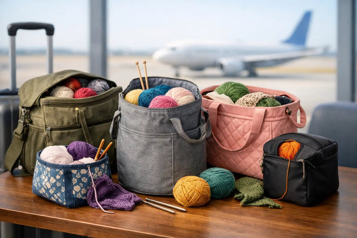10 Best Yarn Bags for Travel - CRAFTISS