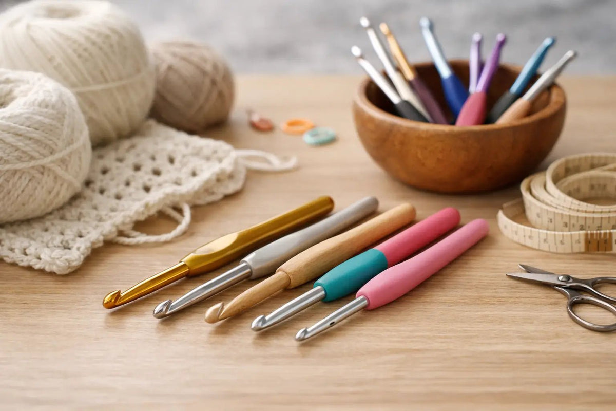 A Guide to Crochet Hook Sizes - CRAFTISS