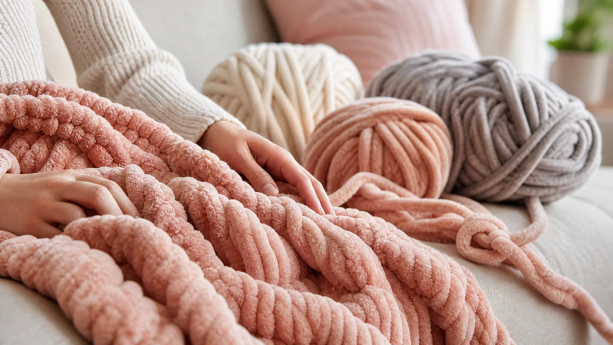Chunky Chenille Yarn for Blankets: A Buyer's Guide - CRAFTISS