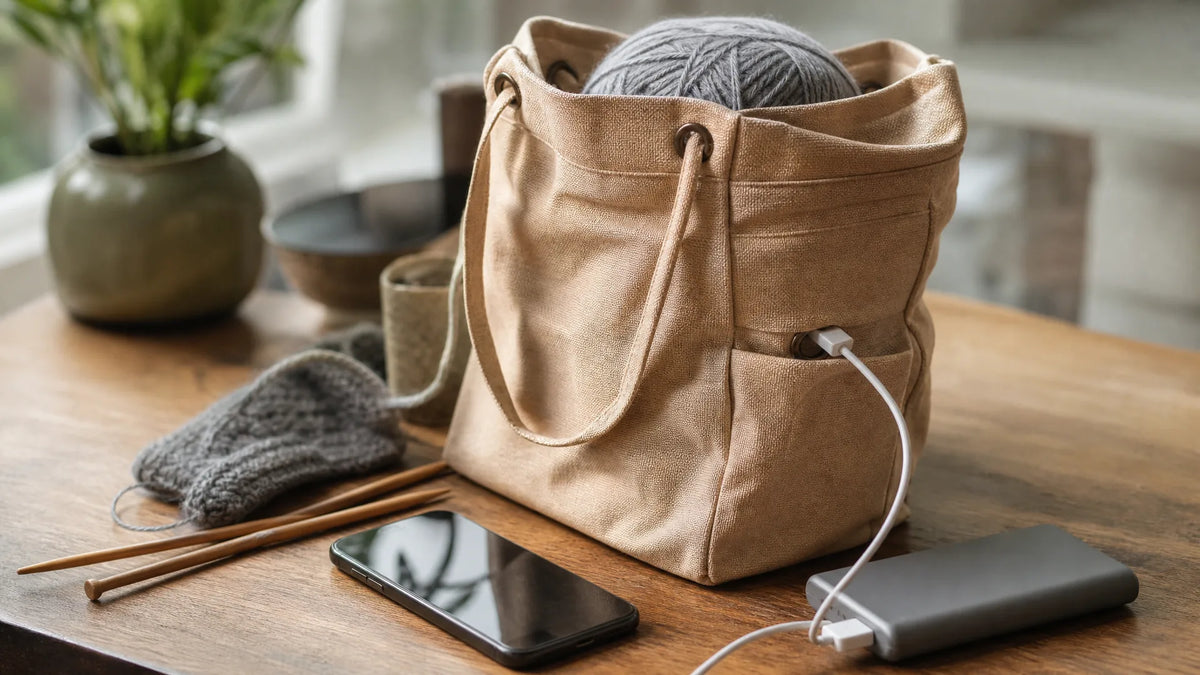 Canvas Yarn Bag With USB Port: What to Know - CRAFTISS