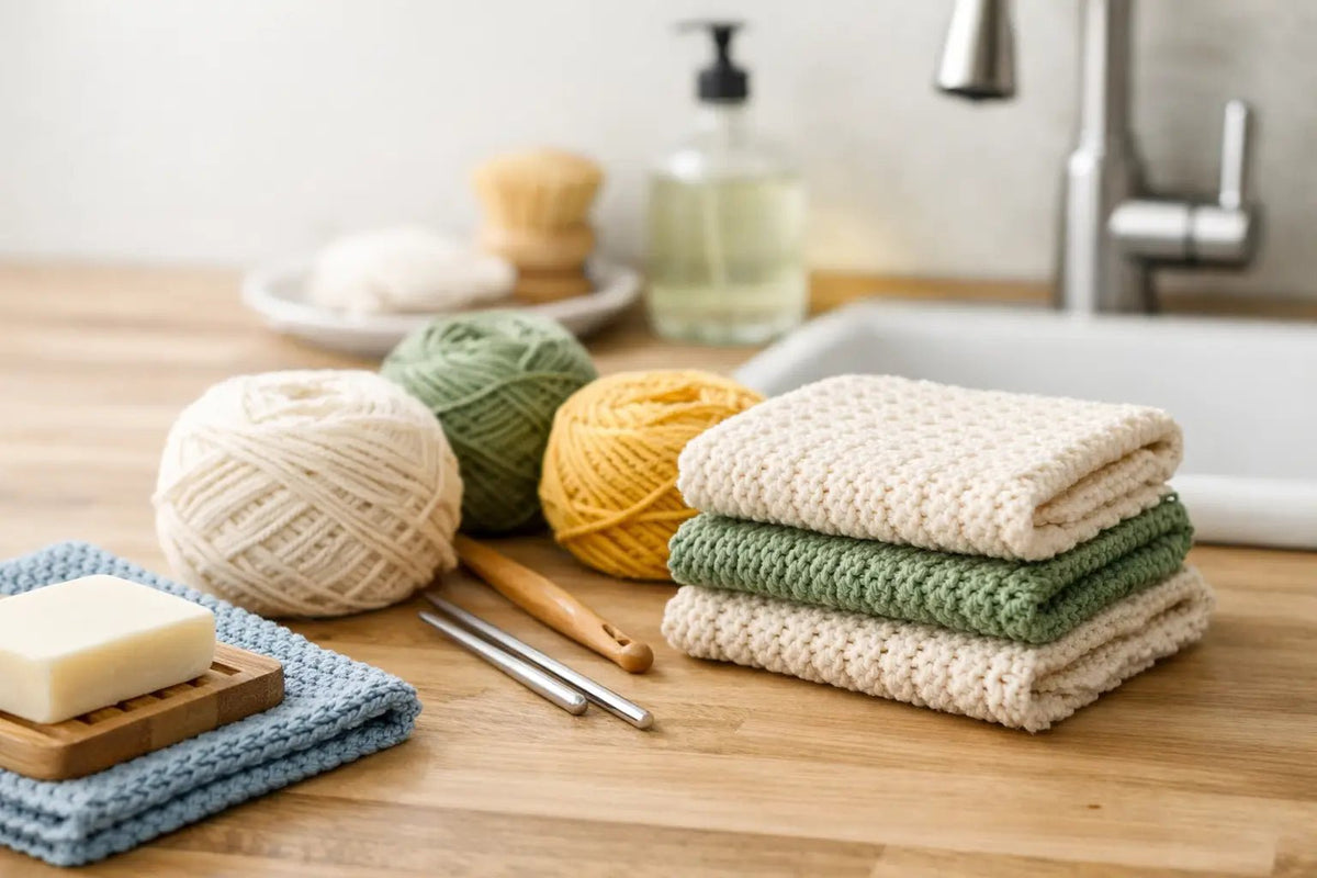 Best Yarn for Dishcloths That Last - CRAFTISS