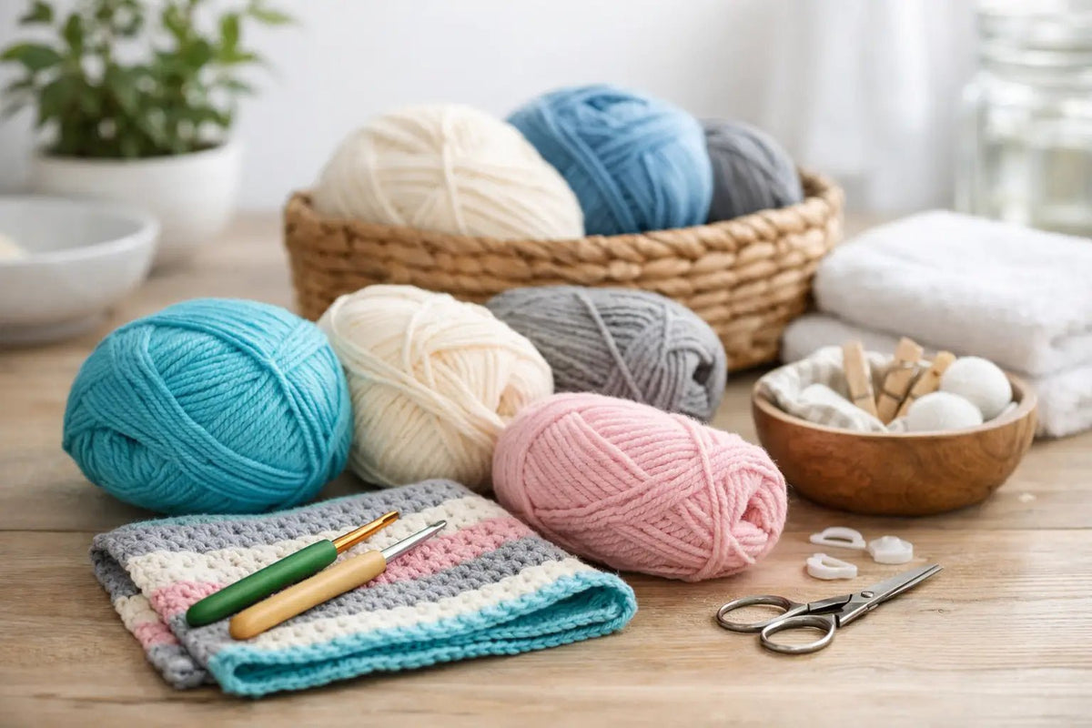 A Guide to Washable Crochet Yarn for Makers - CRAFTISS