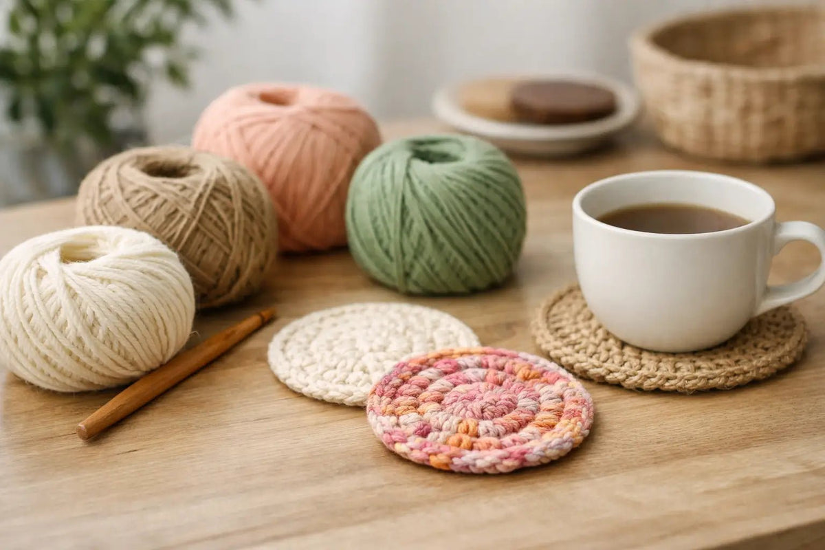 What Yarn Works for Coasters Best? - CRAFTISS