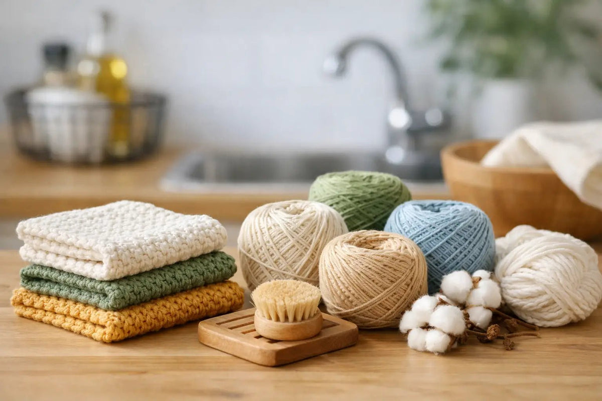 What Yarn Works for Dishcloths? Best Fibers - CRAFTISS