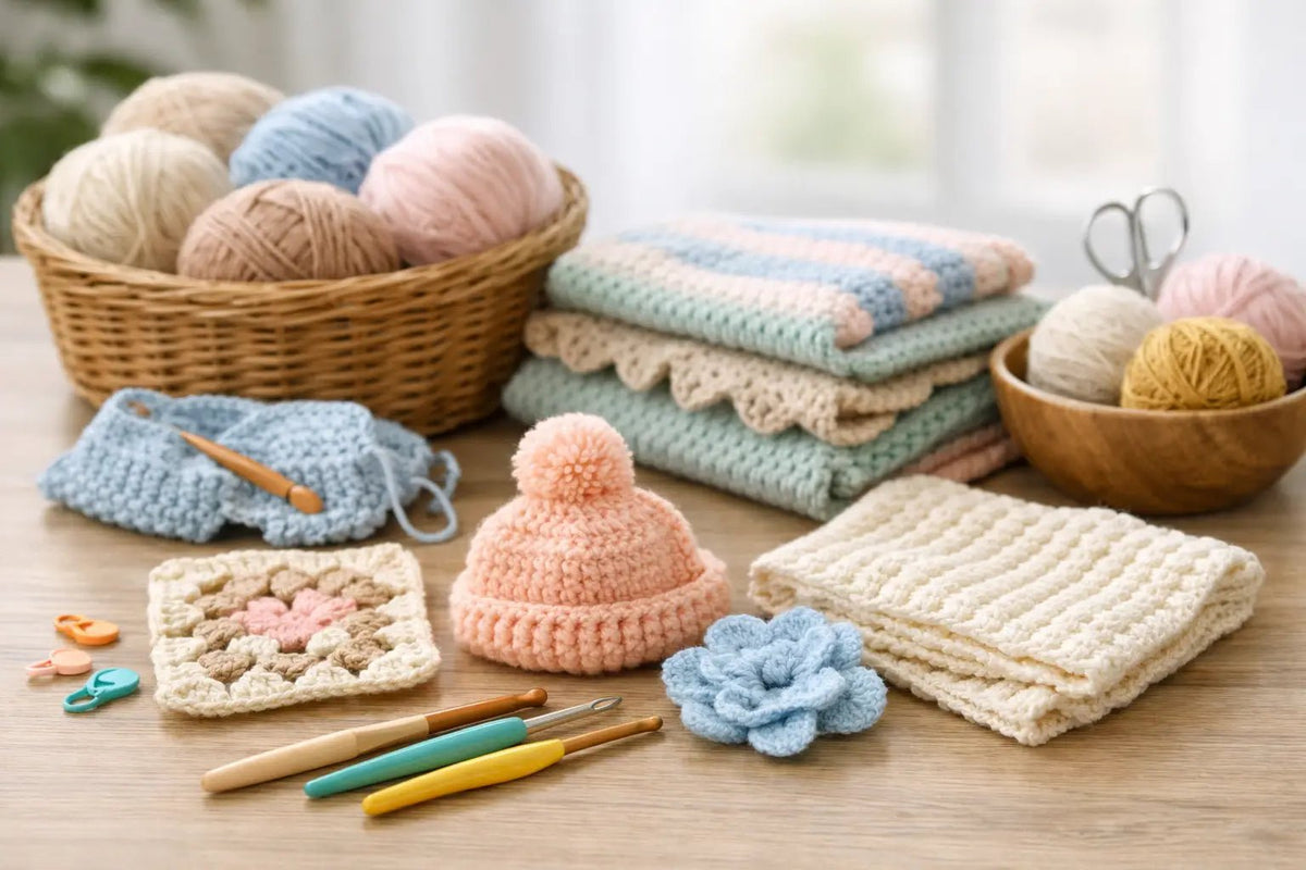10 Beginner Crochet Patterns to Start With - CRAFTISS